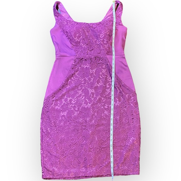 Jax Satin & Lace Sleeveless Semi-Formal Fitted Dress Size 12 - Picture 6 of 15